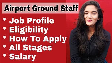 How To Join Become Airport Ground Staff Airport Ground Crew Job Age