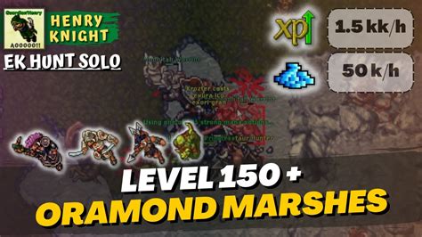 TIBIA EK HUNT SOLO 128 ORAMOND MARSHES SUL ORAMOND YouTube