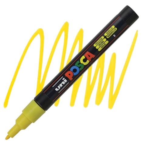 Uni Posca PC 3M Yellow K M Evans Trading Ltd