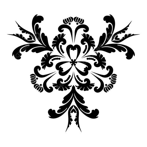 Damask Stencil PNG Vector PSD And Clipart With Transparent