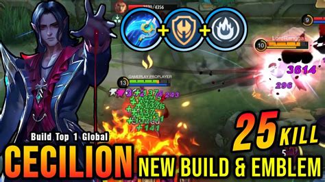 100 IMMORTAL 25 Kills Cecilion New Build And Emblem Build Top 1