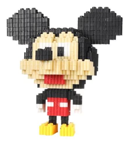 Mini Blocks Mickey Mouse Rompecabezas 3d Bloques Armables Cantidad De