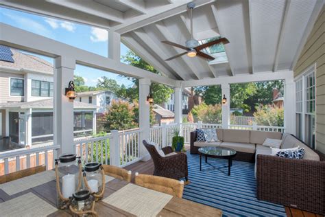 Screened Porch Danver Outdoor Kitchen In Bethesda Classique