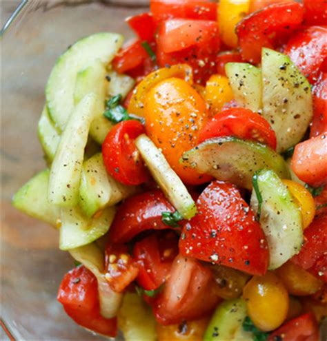 Cucumber Tomato Salad | Free Recipe Network