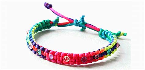 Comment faire un bracelet damitié avec le fil de nylon et des perles