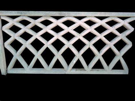 Rectangular Gray Designer Cement Jali For Balcony Grill At Rs