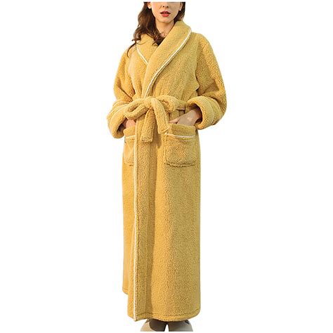 Vekdone 2025 Clearance Sale Womens Long Robe Plus Size Fuzzy Fleece