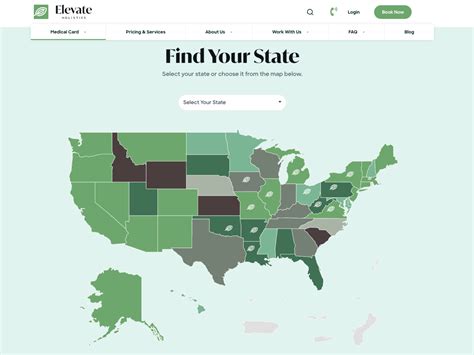 Medical Marijuana Map - Awwwards