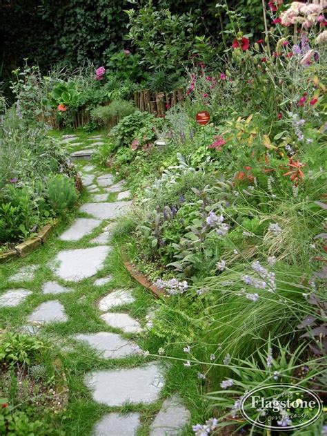 Afbeeldingsresultaat Voor Tuinpad Stapstenen Flagstones Tuin Tuin