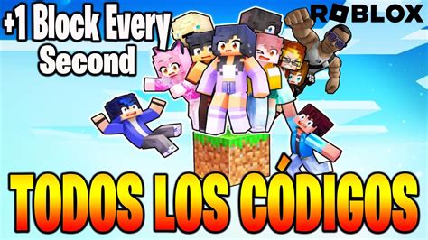 Todos Los CÓdigos De 🟫 1 Block Every Second 🟫 Activos Codigos De