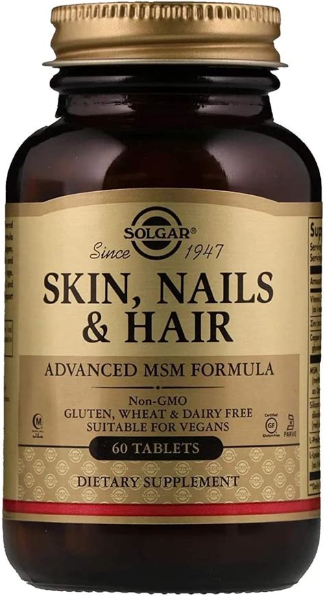 Solgar Skin Nails Hair Advanced Msm Formula Tablets Buy