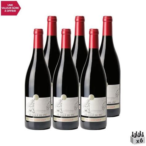 Château Puech Haut Pic Saint Loup Le loup du Pic Rouge 2019 Lot de