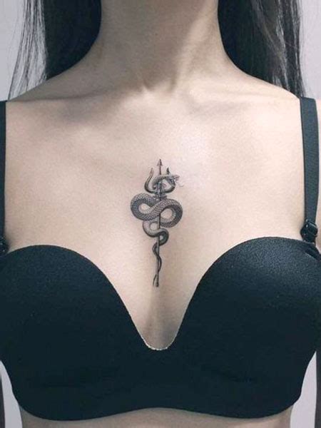 Top More Than 85 Snake Tattoo Between Breast In Cdgdbentre