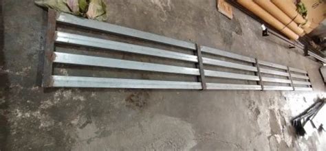 Silver Khapeda Steel Walkway Plank Dimension Feet At Rs Piece