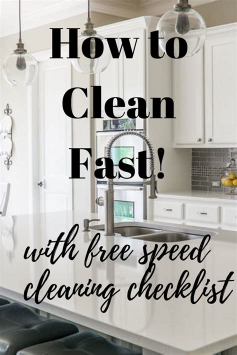 Speed Clean Your House With These Easy To Follow Tips And Download The