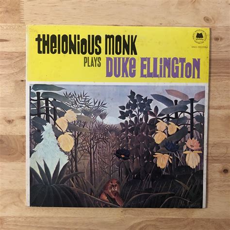 【やや傷や汚れあり】lp Thelonious Monk セロニアス・モンクplays The Music Of Duke