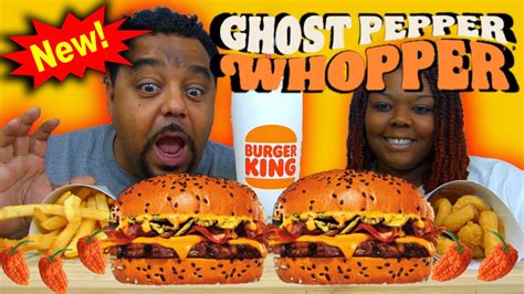 Trying The New Ghost Pepper Whopper From Burger King For The First Time