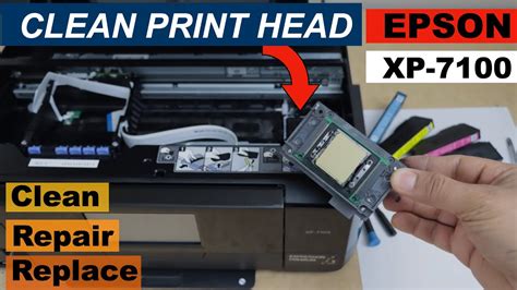 Epson Xp7100 Clean Print Head Manually Replace Or Repair The Printhead And Print Like New Printer