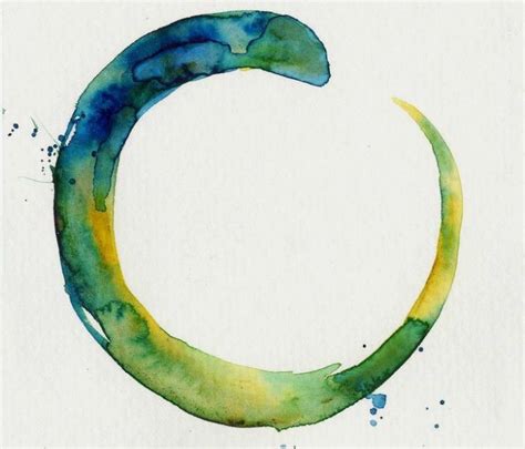 Pin On Enso Circle Watercolor Circles Circle Painting Circle Art