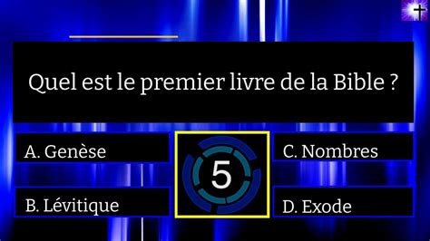 Questions Pour Un Chretien Quiz Biblique Episode Niveau