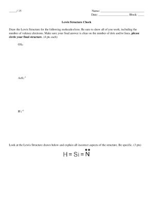 Fillable Online Solved Write A Lewis Structure For Each The