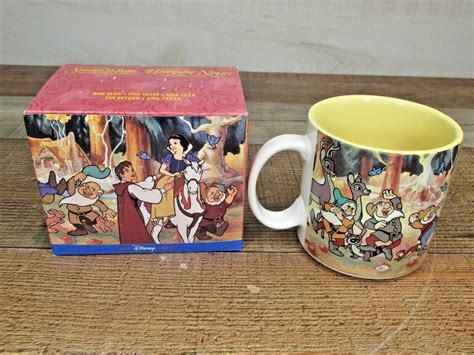 Vintage Disney Snow White The Seven Dwarfs Mug With Box The Disney