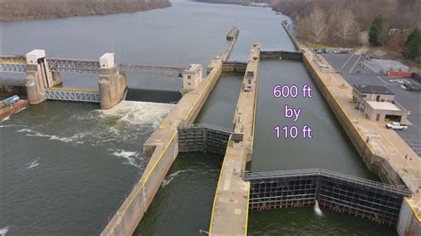 Montgomery Locks And Dam On The Ohio River A Drone Video Youtube