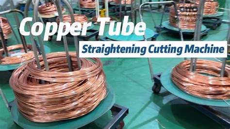 Copper Tube Straightening And Cutting Machine Youtube