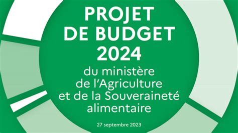 Dossier De Presse Projet De Budget 2024 Du Ministère De Lagriculture