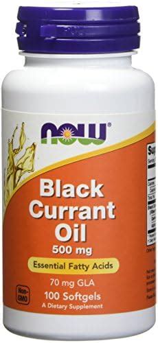 Amazon Now Foods Black Currant Oil Milligrams Softgels