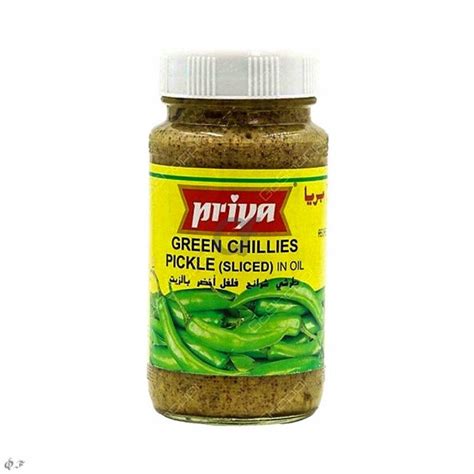 Priya Green Chilli Sliced Pickle 300g