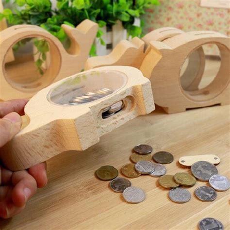 Animal Wooden Money Box Wooden Money Boxes Wooden Money Money Box