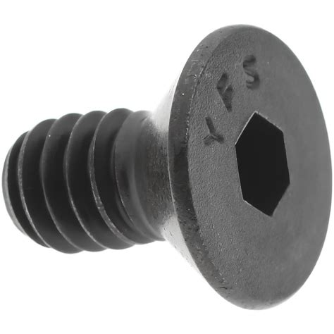 Flat Socket Cap Screw 1 4 20 X 1 2 Long Alloy Steel Black Oxide