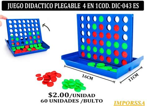 JUEGO DIDACTICO PLEGABLE 4 EN 1 COD DIC 043 ES Imporssa