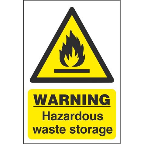 Hazardous Waste Storage Signs Dangerous Goods Safety Signs Ireland