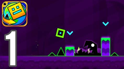 Geometry Dash World Gameplay Walkthrough Part 1 Tutorial IOS Android