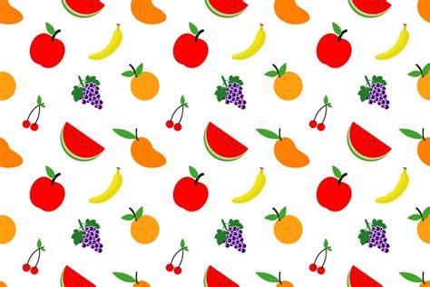 Seamless Pattern Of Fruits 368787