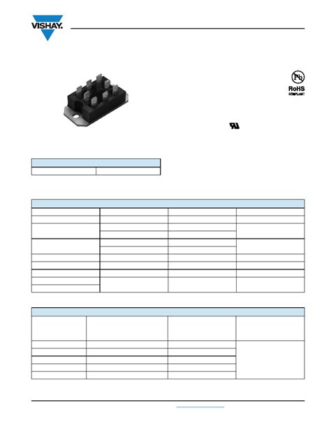 P402 Datasheet 1 6 Pages VISHAY Passivated Assembled Circuit