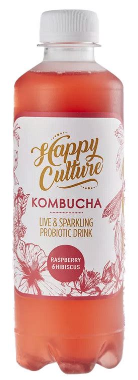 Buy Happy Culture Raspberry Hibiscus Kombucha Ml Online Faithful