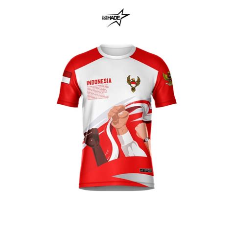 Jual Baju Kaos Jersey Kemerdekaan Indonesia 17 Agustus Hut Ri 78 2023