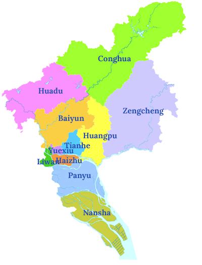 Guangzhou District Map, Guangzhou Area Map 2023, 42% OFF