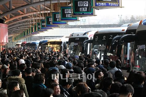 설레는 귀성길 출발도 전에 전쟁시작 머니투데이