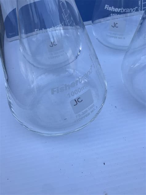 Filter Flask, 1000mL, lab glassware used, Fisherbrand, FB-300-1000 Lot ...