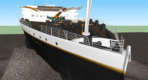 RMS Titanic Wreck 3D model | CGTrader