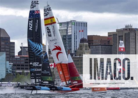 Close Sailing Between New Zealand Sailgp Team Helmed By Peter Burling