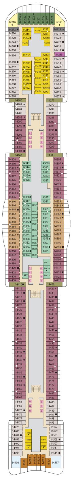 Mardi Gras Deck Plans