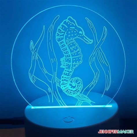 Cricut Engraving: Make Your Own Engraved Acrylic Nightlight