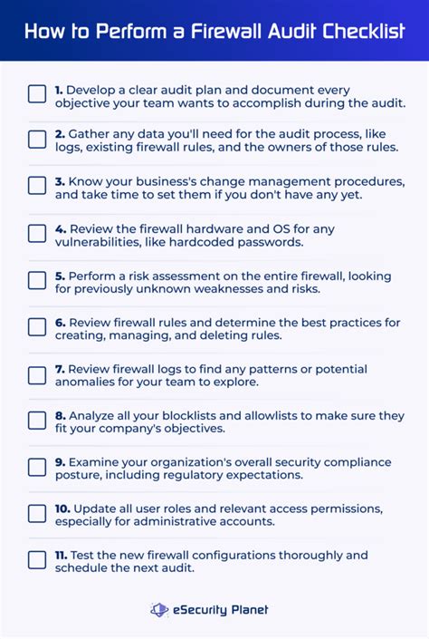 How To Perform A Firewall Audit In Steps Free Checklist Firewall