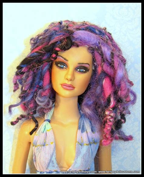 Dreadlock Wig For Monster Dolls 16 High Fashion Dolls Etsy Doll