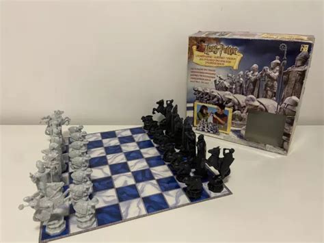 MATTEL 2002 HARRY Potter Wizard Chess Set 100 Complete Good